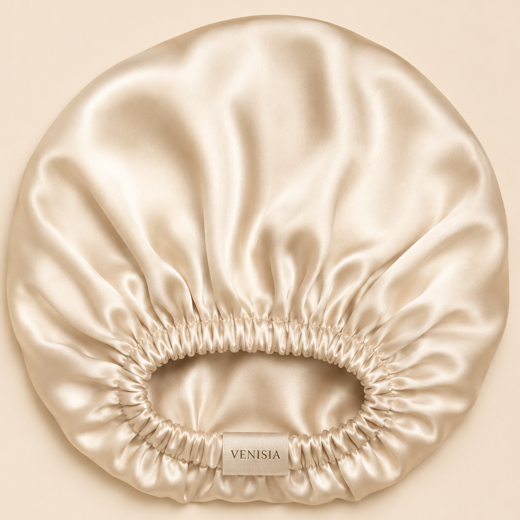 Bonnet de nuit en soie de mûrier 22 Momme | VENISIA